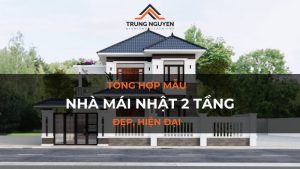 TOP mẫu nhà mái Nhật 2 tầng đẹp, hiện đại, không thể bỏ lỡ