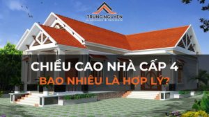 Chiều cao nhà cấp 4