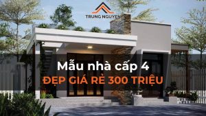 Mẫu nhà cấp 4 đẹp giá rẻ 300 triệu đáng tham khảo nhất
