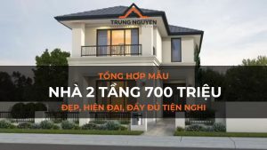 Nhà 2 tầng 700 triệu đẹp