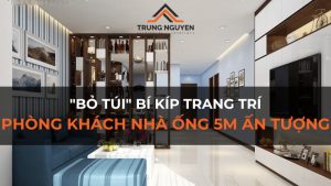 Bí kíp trang trí nhà ống 5m ấn tượng
