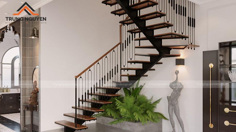 Thiết kế chú trọng phong thủy, tránh hướng xấu và chọn số bậc phù hợp