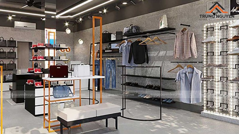 Bố trí công năng khoa học cho shop thời trang 20m²