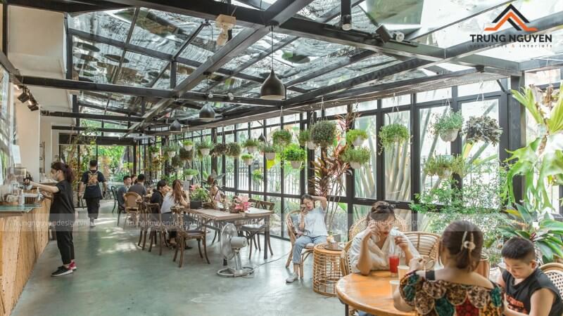 Ánh sáng quyết định cảm xúc và bầu không khí của quán cafe