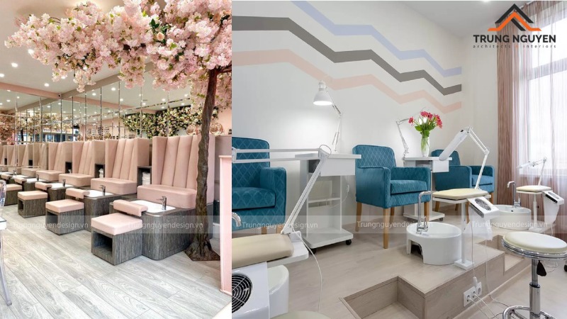 Biến không gian chật hẹp thành cửa hàng Nail lý tưởng