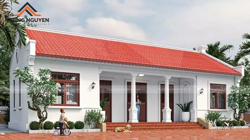 Thiết kế mái ngói dốc góp phần nâng tầm thẩm mỹ tổng thể cho công trình