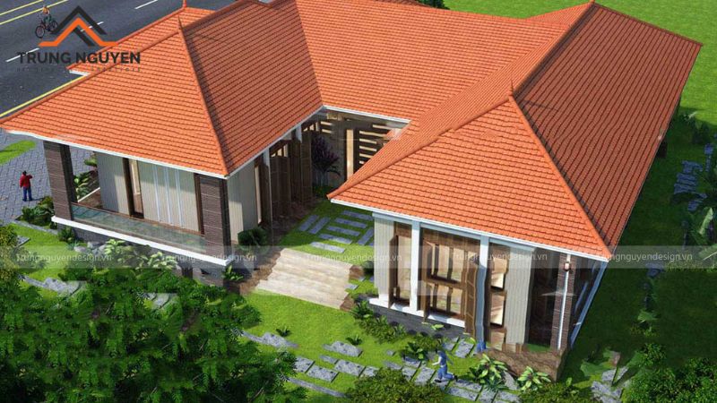 Chi phí làm mái ngói dốc phụ thuộc vào loại vật liệu và diện tích thi công