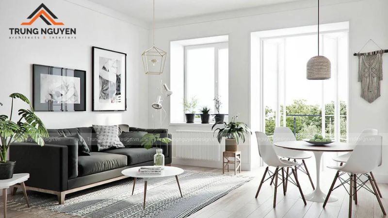 Không gian nội thất phong cách Scandinavian tối giản, ấm áp