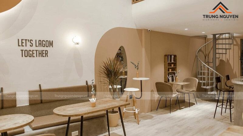 Quán cafe phong cách Wabi-Sabi an yên, ngập tràn ánh sáng tự nhiên