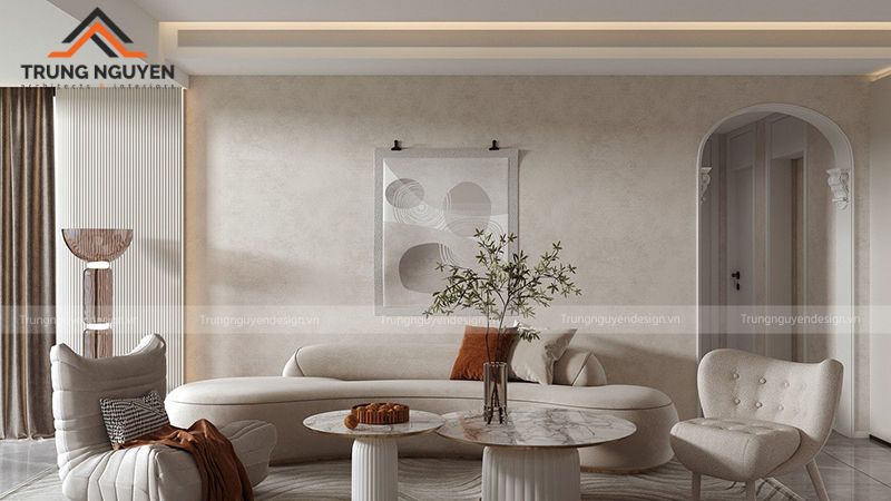 Không gian nội thất mang dấu ấn thời gian, gợi cảm giác tĩnh tại và an yên