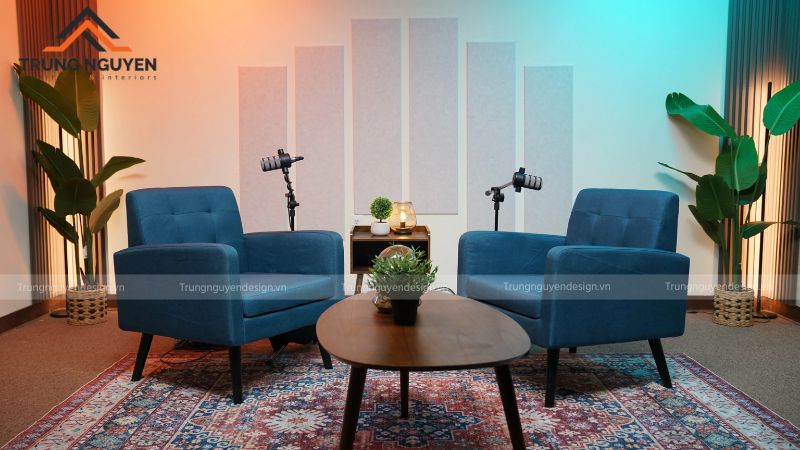 Giải pháp nội thất thông minh giúp tối ưu không gian podcast nhỏ