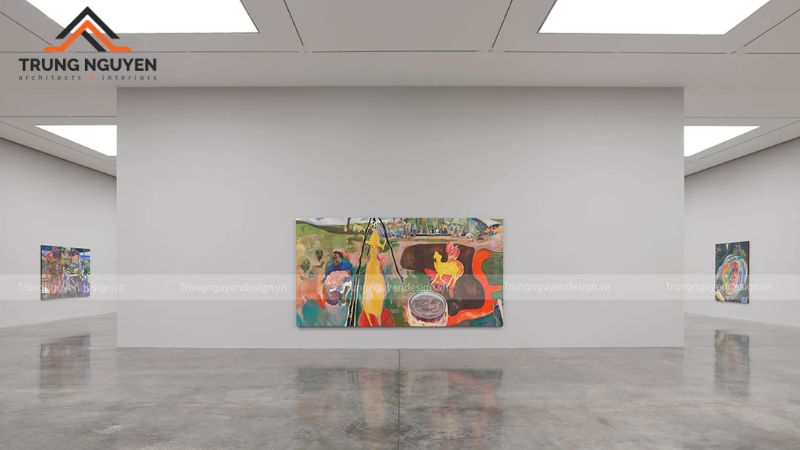Không gian triển lãm phong cách White Cube