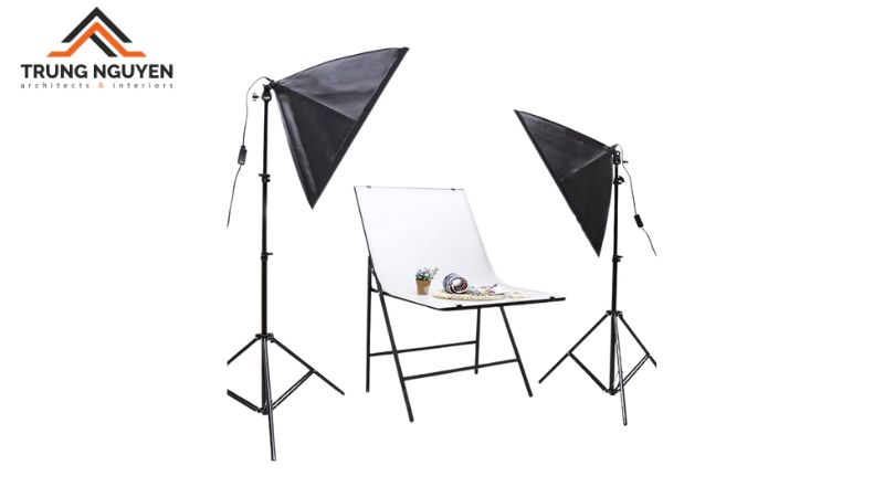 Softbox được dùng làm ánh sáng chính giúp khuếch tán ánh sáng đều 