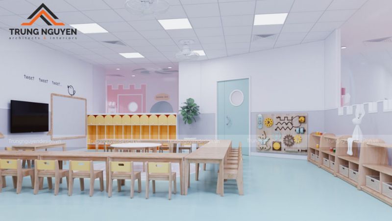 Giải pháp kiến trúc thông minh giúp phân bổ ánh sáng đều khắp lớp học