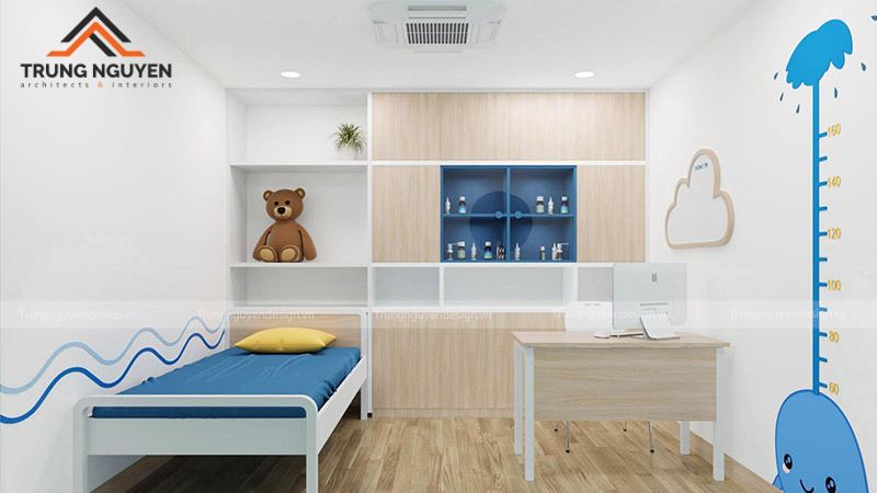 Thiết kế phòng y tế trường mầm non đáp ứng tiêu chuẩn an toàn và dễ tiếp cận