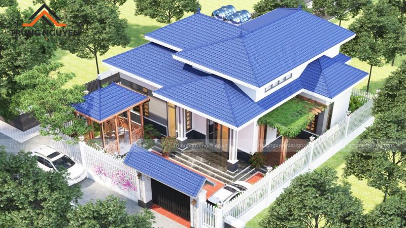 Sự kết hợp hài hòa giữa yếu tố Nhật Bản và khí hậu Việt Nam trong thiết kế mái