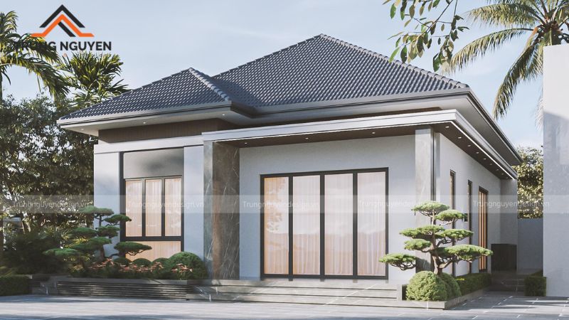 Mái Nhật có độ dốc thấp nên cần chú trọng thiết kế hệ thống thoát nước