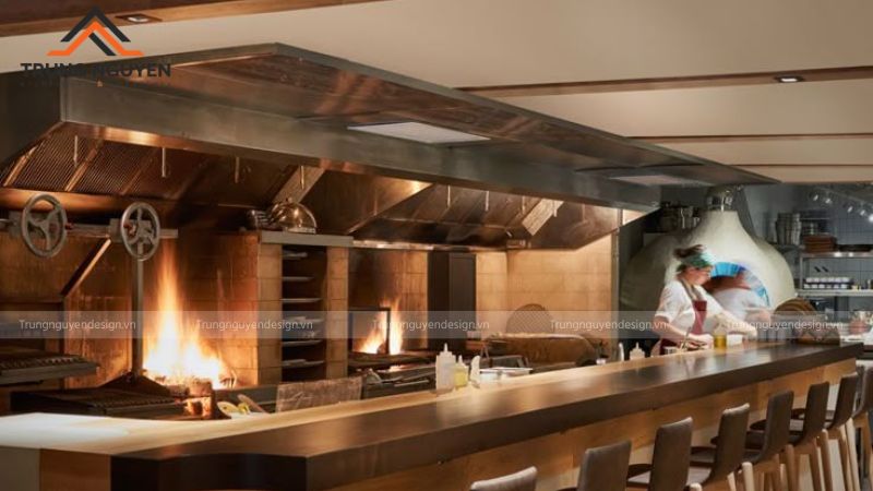 Khu vực bếp và kho đáp ứng quy định về an toàn vệ sinh thực phẩm
