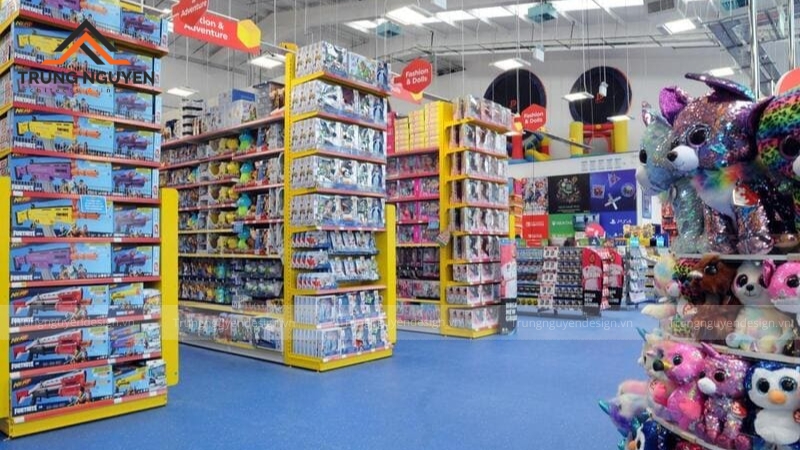 Cửa hàng đồ chơi phong cách thiết kế tích hợp công nghệ  