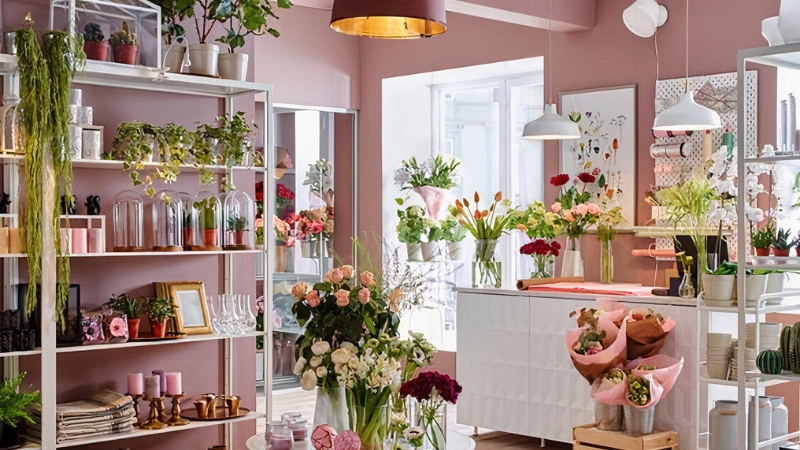 Kệ trưng bày cần có độ cao và khoảng cách hợp lý với khách hàng