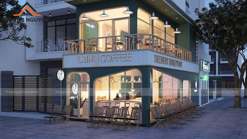 Thiết kế quán cafe phong cách hiện đại