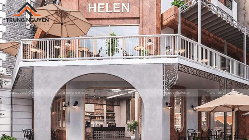 Thiết kế quán cafe 2 tầng giúp mở rộng công năng và nâng cao trải nghiệm khách hàng