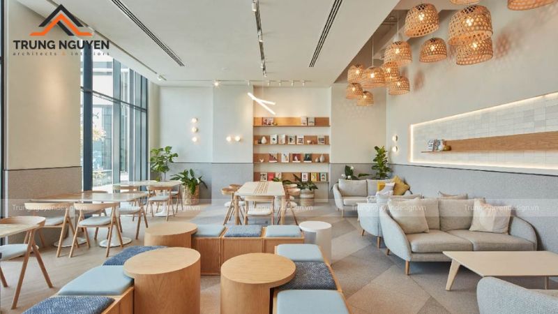 Thiết kế quán cafe phong cách Scandinavian mang lại cảm giác thư thái và dễ chịu
