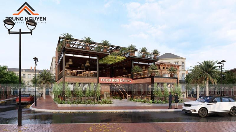 Thiết kế mặt bằng quán cafe cân bằng tiện nghi và thẩm mỹ cho từng tầng