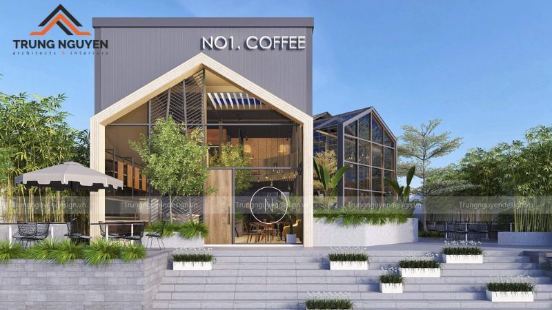 Thiết kế nội thất quán cafe tạo cảm giác gần gũi, thu hút khách từ cái nhìn đầu tiên