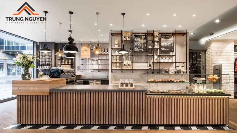 Thiết kế quầy bar chữ L tiết kiệm không gian mà vẫn đầy đủ công năng