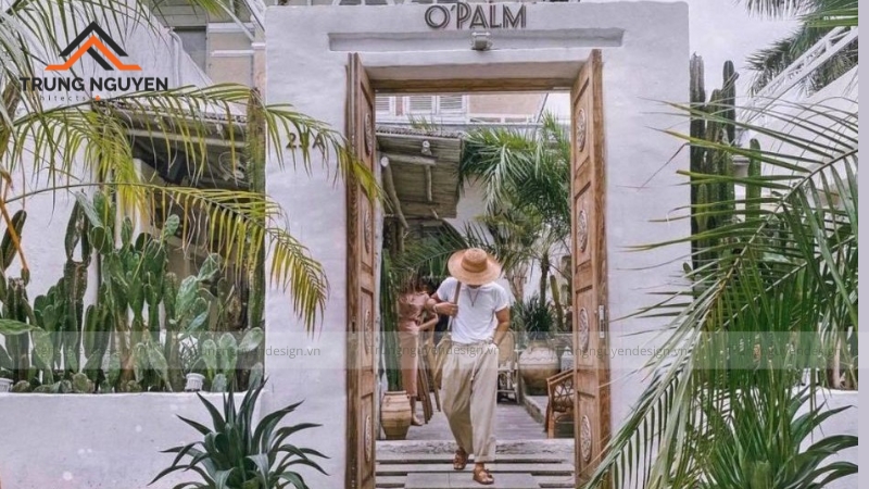 Phong cách địa trung hải trong thiết kế quán Cafe