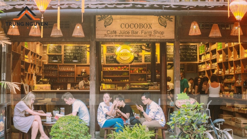 Thiết kế quán cafe phong cách Hội An