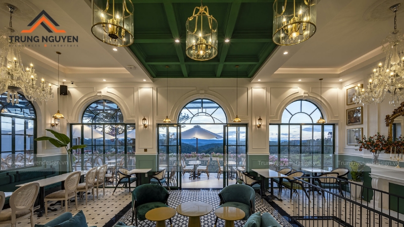 Quán cafe phong cách Địa Trung Hải