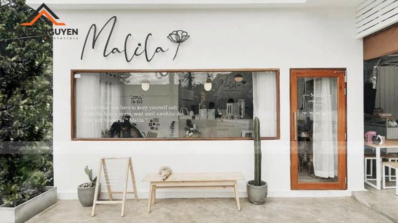 Không gian quán cafe Hàn Quốc với góc decor nổi bật