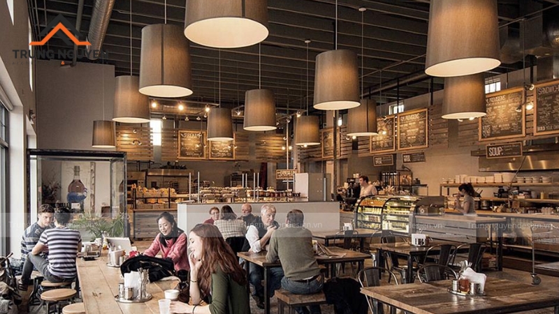 Tối ưu diện tích và trải nghiệm không gian quán Cafe