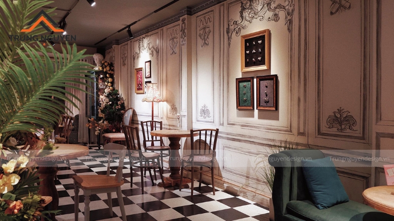 Quán cafe phong cách Vintage nhẹ nhàng kiểu Bắc Âu