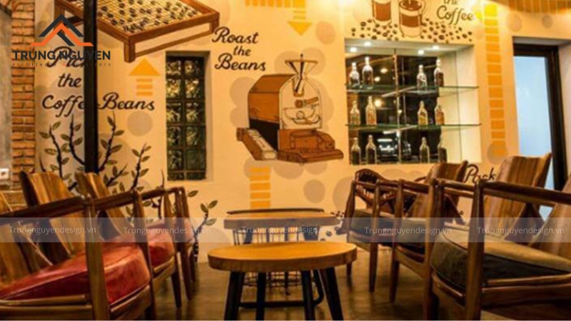 Giải pháp thiết kế quán cafe vintage diện tích nhỏ