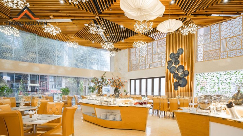 Nhà hàng buffet sang trọng, hiện đại
