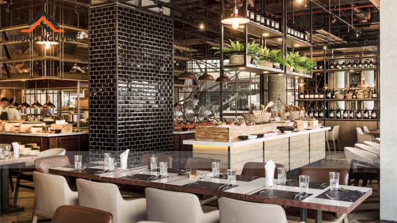 Thiết kế nhà hàng buffet phong cách Hiện đại